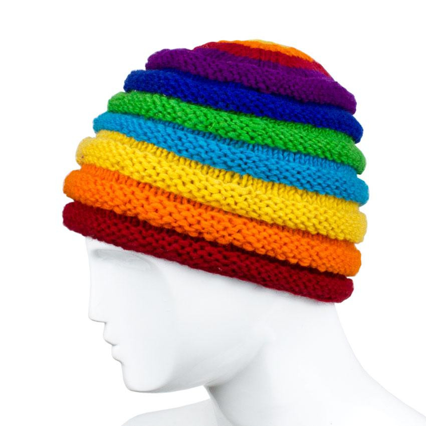 Шапка жіноча в'язана з вовни Київ - фото 1