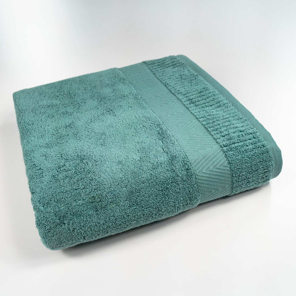 Набір махрових рушників Зеро Твіст Бордюр 2шт 50x90см, 70x140см 550г/м2 (М'ятний) Суми - фото 6