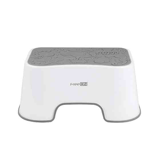 Ступени для ребенка в ванную FreeON, white - grey Киев