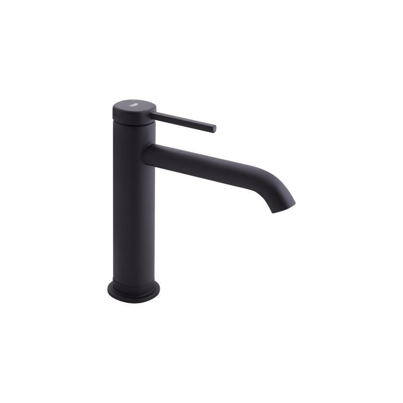 Смеситель для раковины Qtap Robin QTROB1060M102B (k35), однорычажный, низкий, Black Matt Харьков - изображение 1