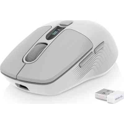 Мишка REAL-EL RM-480W Wireless/Bluetooth White (EL123200050) Вінниця