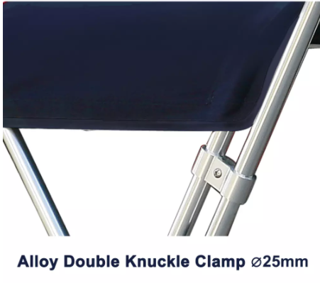 Складной Лодочный Тент На Катер С Аркой Под 6-Ть Удочек Синий Из Биминитопа Киев - изображение 5