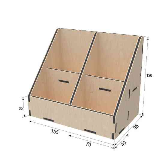 Органайзер EKOSTAR для чая и пакетов 70х90 - 4 ячейки Киев