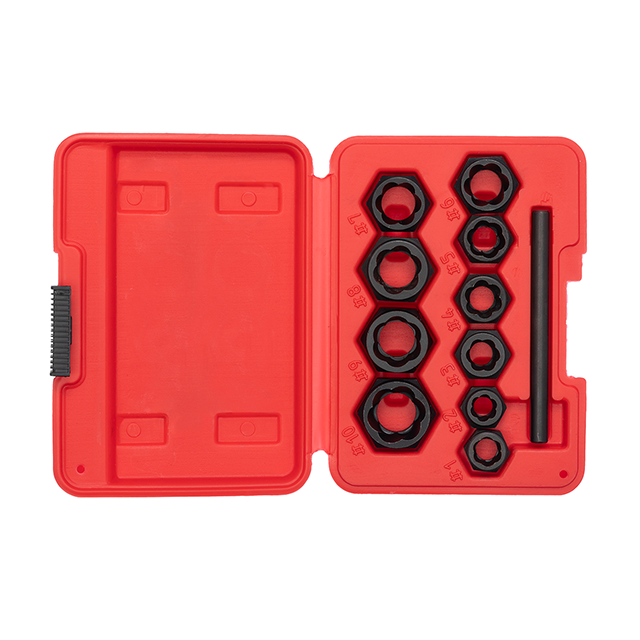 Набір екстракторів для пошкоджених болтів і гайок, 10 шт. INTERTOOL SD-8007 Київ - фото 2