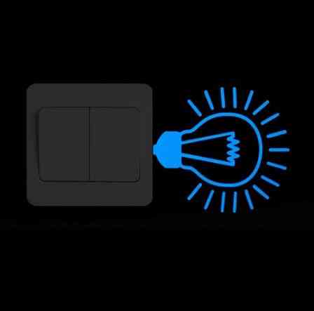 Люминесцентная наклейка