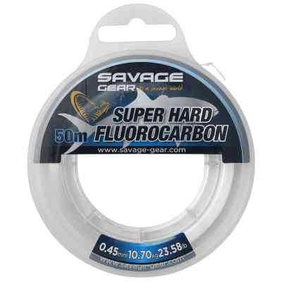 Флюорокарбон Savage Gear Super Hard 50m 0.50mm 13.20kg Clear (1854.18.71) Винница