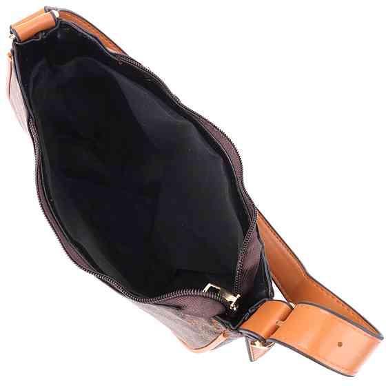 Жіноча сумка у формі півмісяця з екошкіри Vintage sale_15145 Коричневий Київ