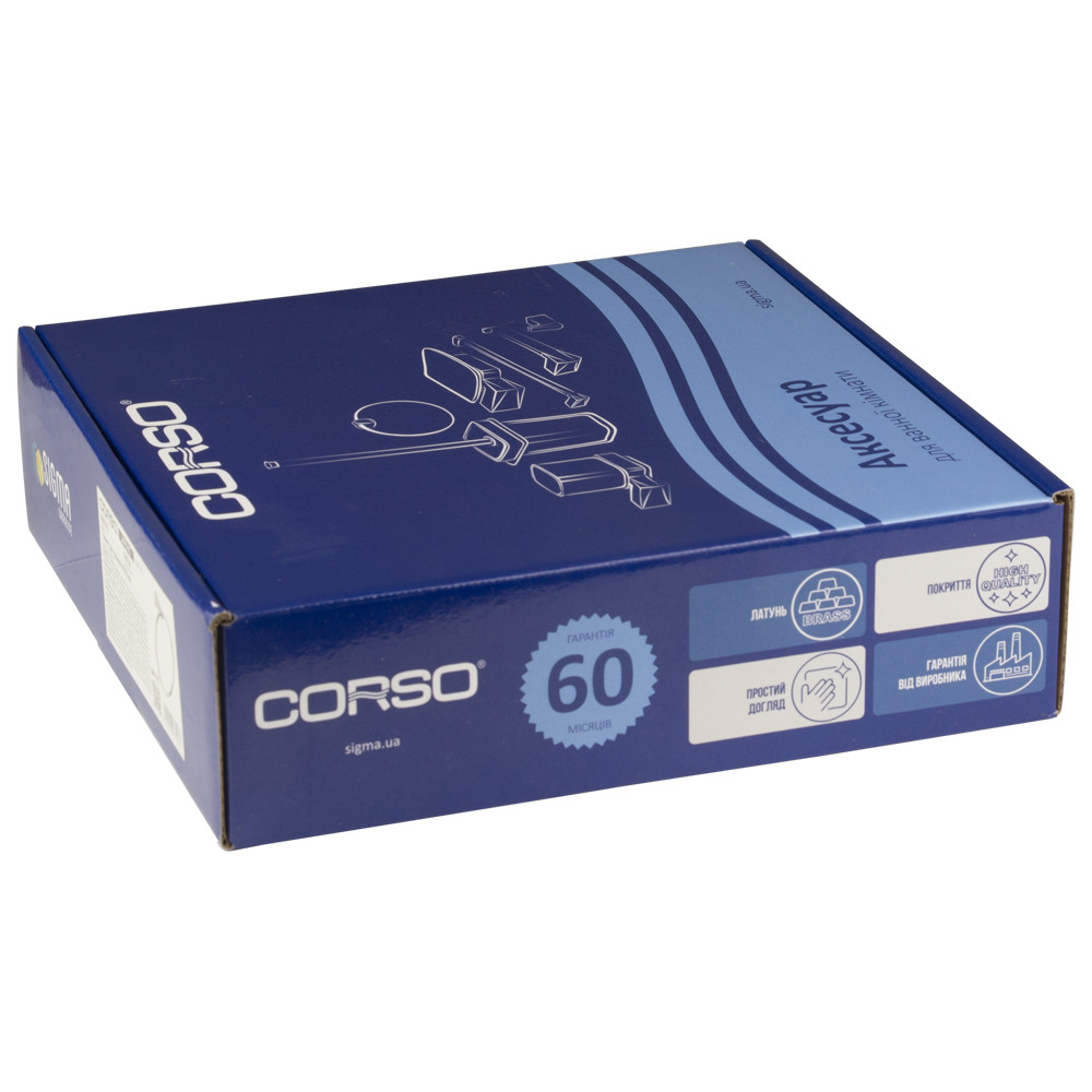 Corso Держатель для полотенец ARNO Ø213мм кольцо CORSO (9687903) Киев - изображение 2