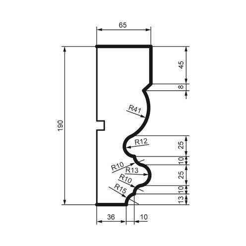 Молдинг фасадный Prestige Decor MC 138 Днепр