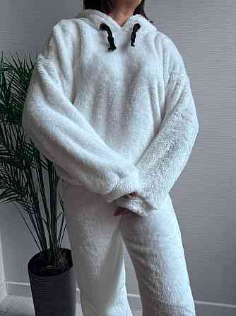 Жіночий теплий  плюшевий костюм двійка плюшеве двостороннє хутро Одеса