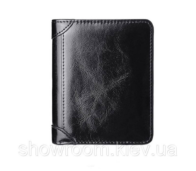 Мужское кожаное вертикальное портмоне Leather Collection (2765) Киев - изображение 3