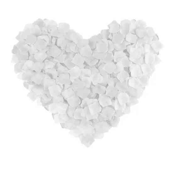 Пелюстки троянд штучні 200 штук 45 на 45 мм білий Київ