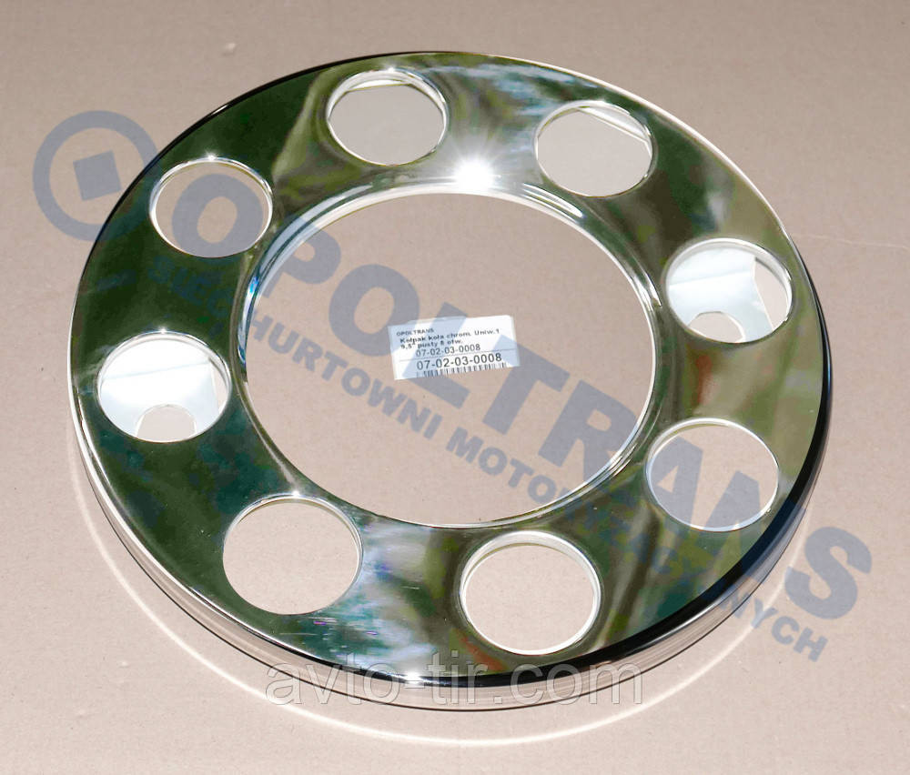 Колпак колеса универсальный 19,5 пустый (нержавейка) Колпаки на колеса 19,5 Луцк - изображение 3