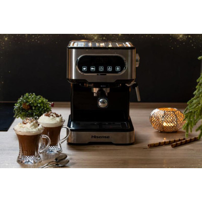 Рожковая кофеварка эспрессо Hisense HESCM15DBK Винница - изображение 6