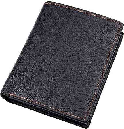 Гаманець шкіряний Чорний (Vintage) Київ