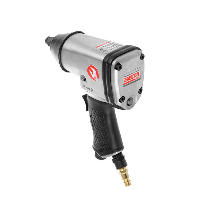 Гайковерт пневматичний 1/2", до 6 атм, 345 Нм, 7000 об/хв, 260 л/хв, набір головок 17 од., кейс INTERTOOL PT-1101 Київ - фото 2