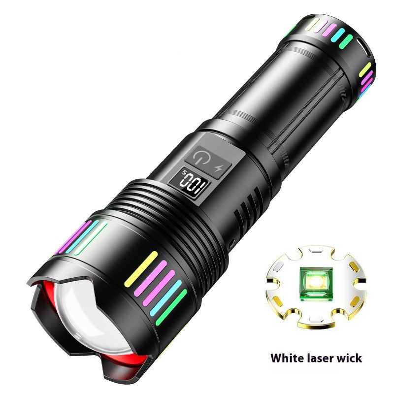 Мощный тактический фонарь светодиодный, Переносной ручной мощный фонарь Оригинальный ручной AG-80 Львов - изображение 2