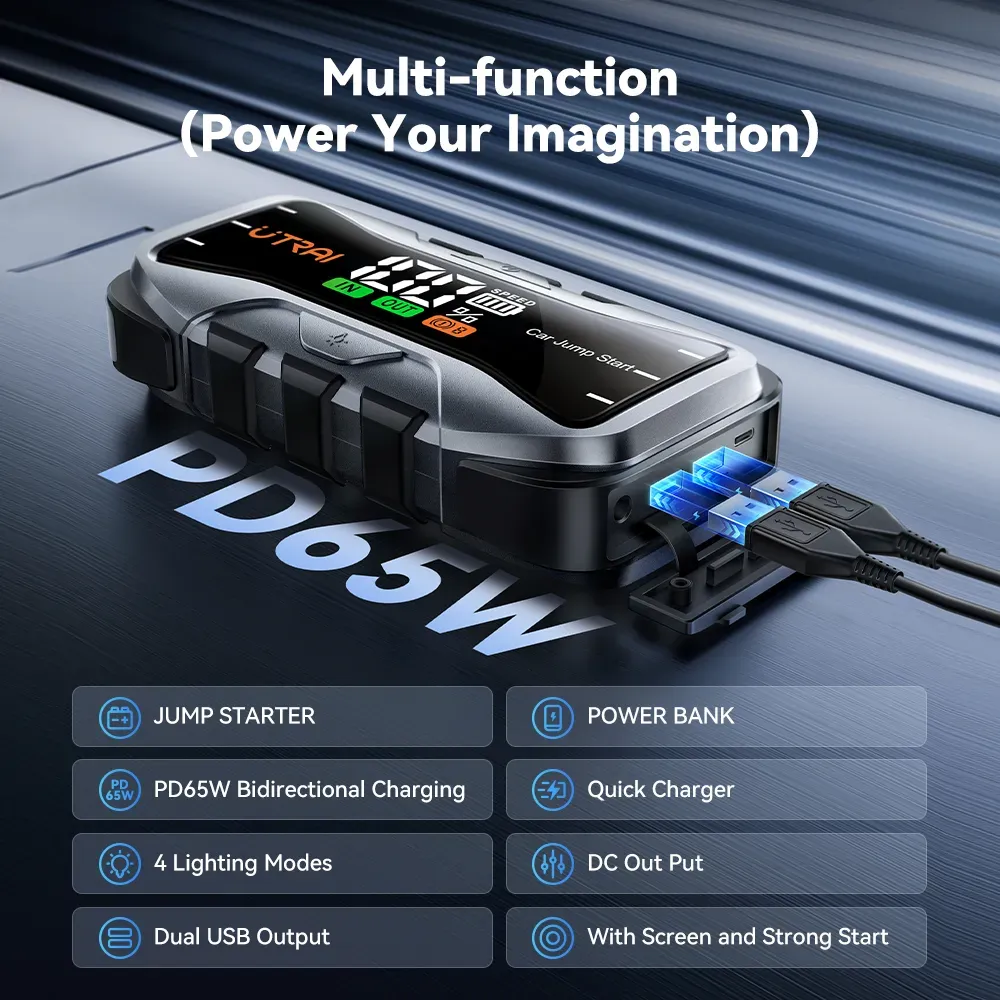 Пусковий пристрій Utrai Jstar 10 бустер 6000A Тернопіль - фото 2