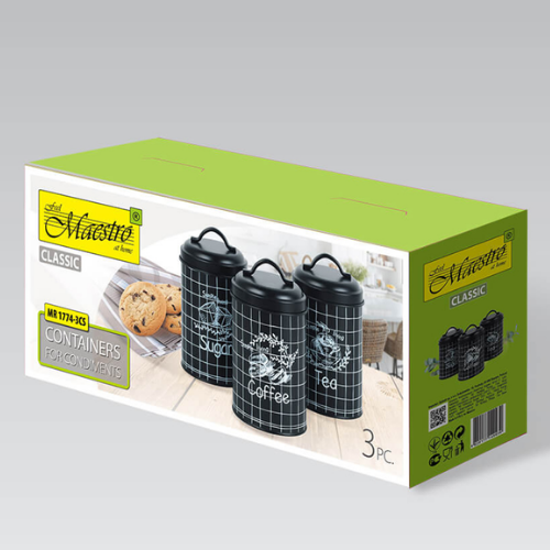 Набір ємностей Simple Living 3шт Maestro MR-1774-3CS Житомир