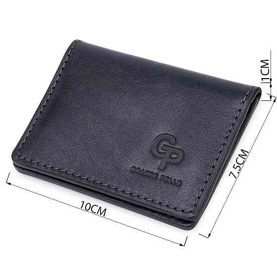 Кожаная обложка для прав GRANDE PELLE 11536 Синий Киев