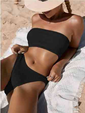 Купальник жіночий роздільний Чорний L Харків