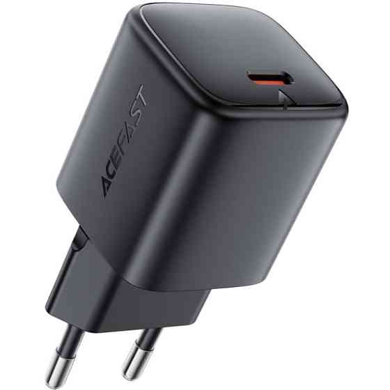 Зарядний пристрій 1xUSB-C 45W Gan A119 Fast Charger black Acefast Винница