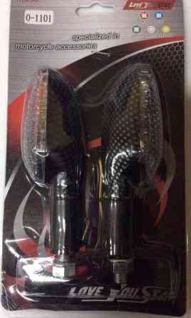 Повороти діодні міні (пара) стрілоподібні (чорні) ST Київ