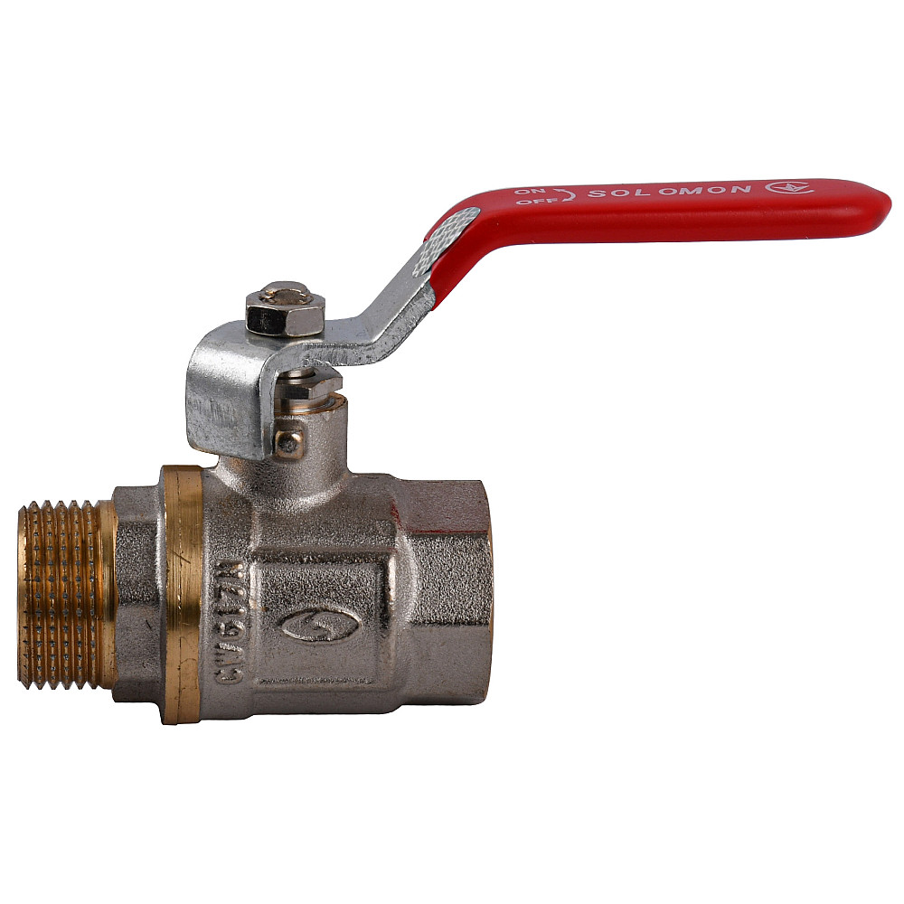 Кран кульовий прямий SOLOMON      3/4″ ЗВ КР PN40 B1002 Луцк - изображение 1