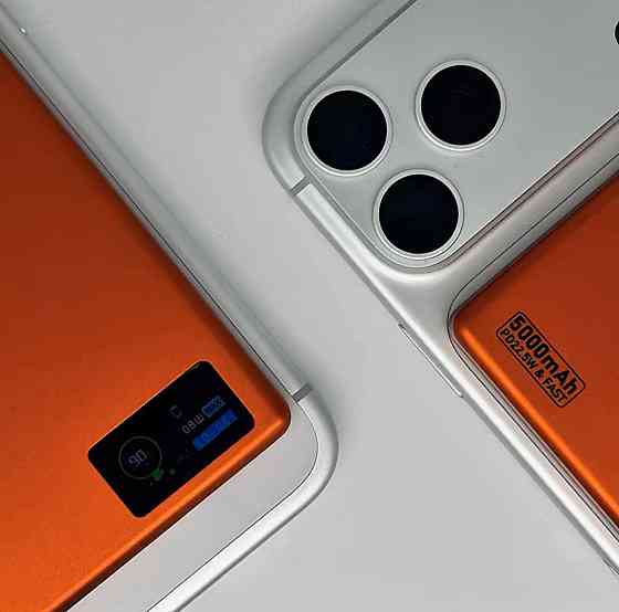 Повербанк 007 10000 mAh 20W з FTF-дисплеєм (MagSafe) - помаранчевий Киев
