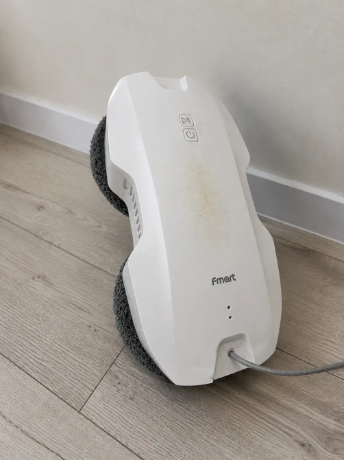Робот для миття вікон Fmart T8 | Автоматичний мийник скла, дзеркал і кахлю з AI-навігацією, 3800 Па, Білий Б/В Київ - фото 17