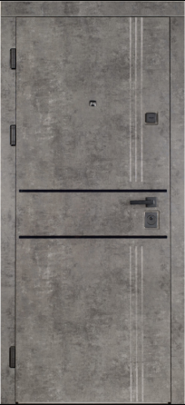 Дверь входная Артиз Элит  017 Мрамор темный/оксид белый 860х2040 мм Киев