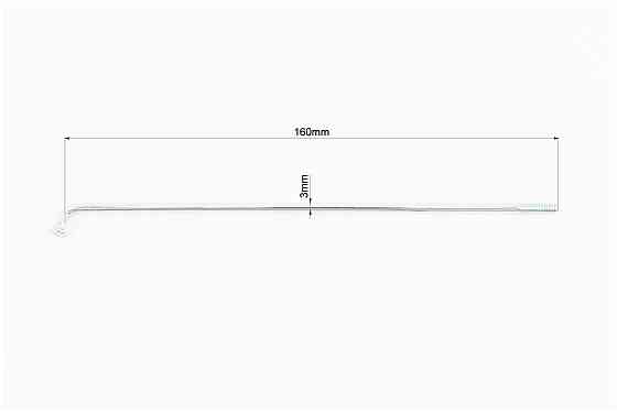 Спиця задня L=160мм, D=3мм, к-кт 36шт Київ