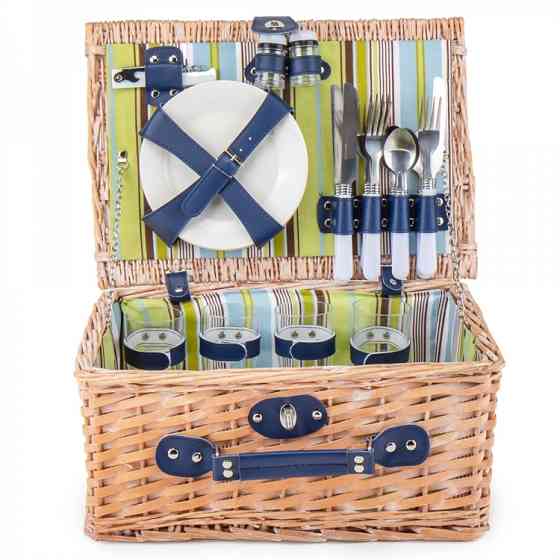 Набор для пикника в корзине на 4 персоны Хорошие Выходные Винница