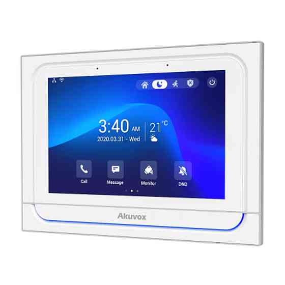 Відеодомофон 7” WiFi Akuvox X933W SIP White Android з Bluetooth (87-00023) Київ