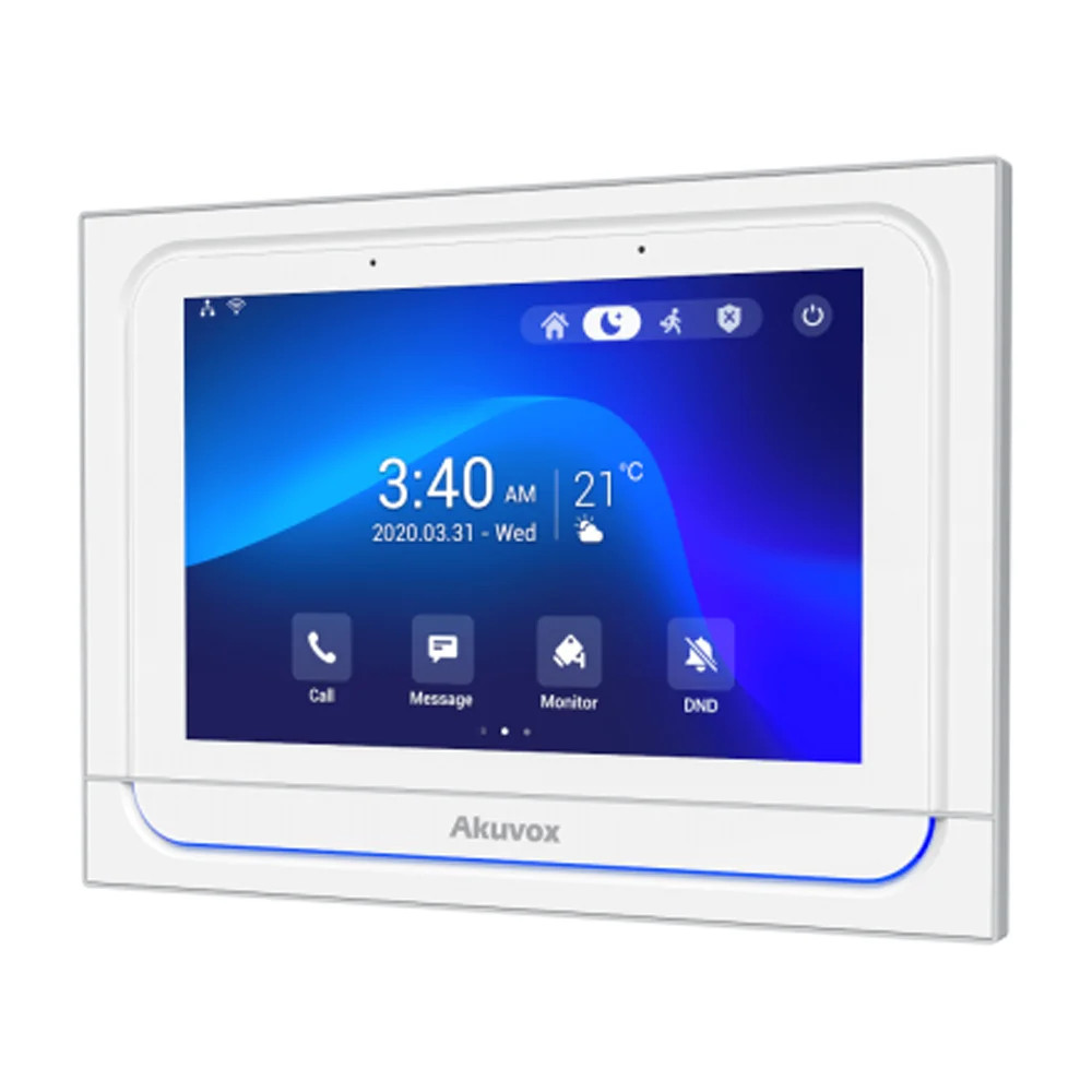 Відеодомофон 7” WiFi Akuvox X933W SIP White Android з Bluetooth (87-00023) Київ - фото 2