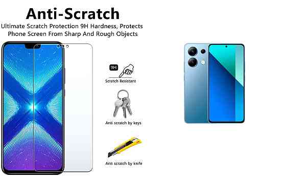 Защитное стекло NeoGlass для Xiaomi Redmi Note 13, Note 13 4G, – ультрапрозрачное и устойчивое Киев