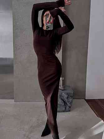 Жіноча базова термо сукня максі у стилі скімс Одеса