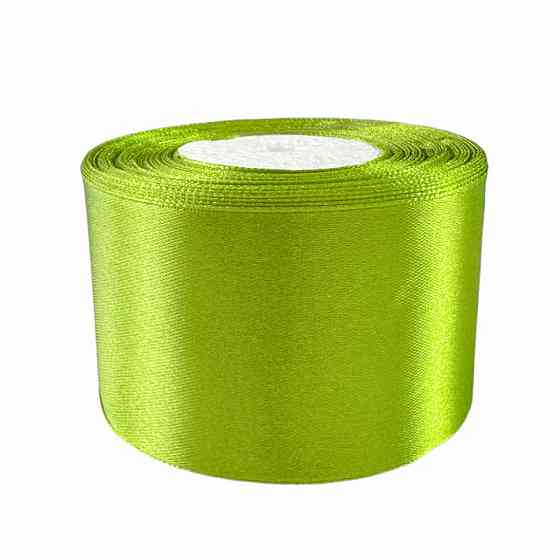 Атласная лента для рукоделия АБ-331, 2,5 см x 23 м, Фисташковый Винница