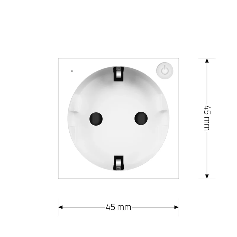Розумна розетка LIVOLO біла з заземленням, шторки, керування зі смартфона, Alexa, Google Home, 16А 230В, модуль (VL-FCTC16AZ2-2WP) Коломыя - изображение 2