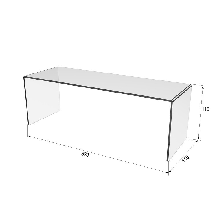 Подіум EKOSTAR П-обр 110х320х110 3мм Київ - фото 3