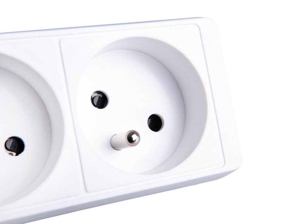 Подовжувач електричний "Keltin" побутовий IP20 із заземленням і вимикачем  3 метра 5 гнізда білий Стрый - изображение 5