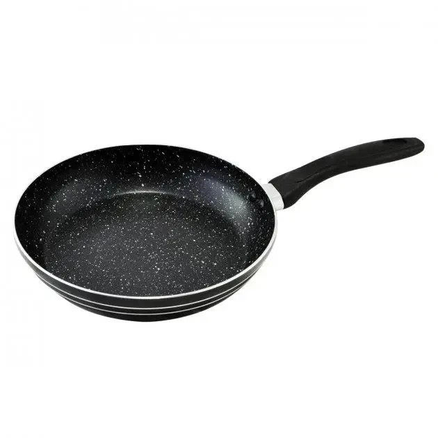 Сковорода з ручкою алюміній, Зручна сковорода для дому Зручна для щоденного використання HS-38 Львів - фото 9