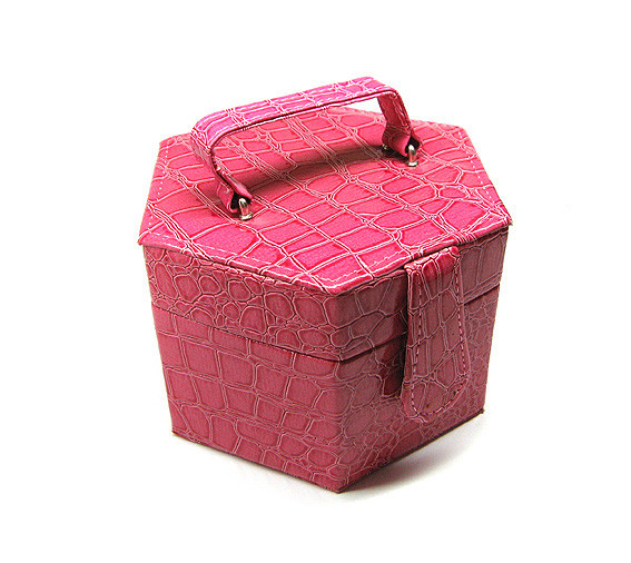 Скринька шестигранна для прикрас рожева Київ - фото 2