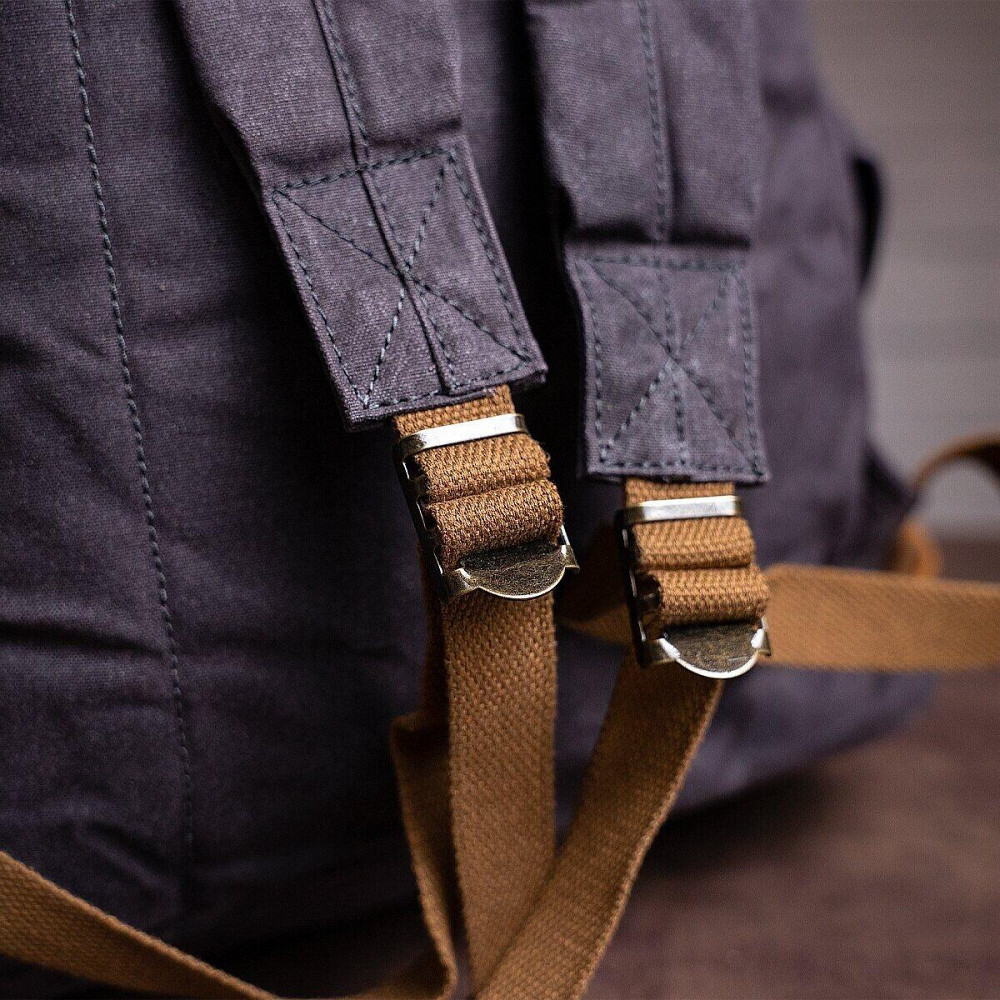 Похідний рюкзак canvas Vintage 20110 Сірий Київ - фото 10