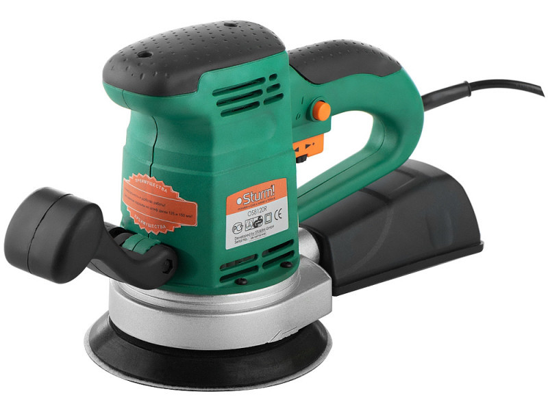 Шлифмашина вибрационная 125/150 мм Sturm 450 Вт OS8120R (читать описание) Ровно - изображение 2