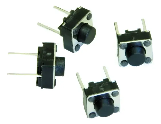 Комплект тактовых кнопок 6x6 мм, 100 шт для проектов Киев