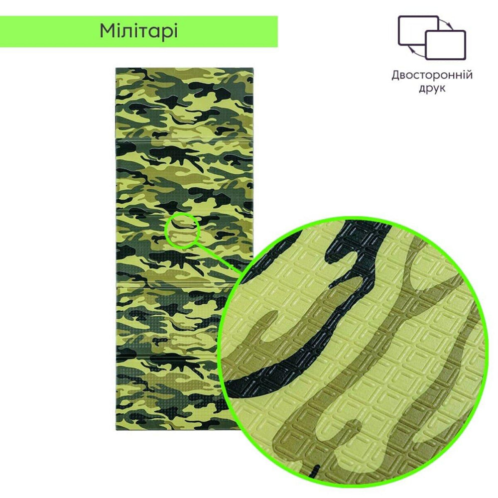 Камуфляжный туристический коврик 