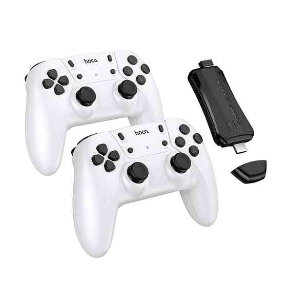 Игровая приставка + 2 джойстика HOCO GA31 Collection game box+two wireless gamepads set White Одесса