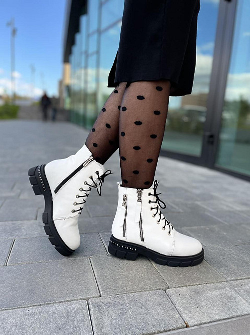 MILLI GOLD Черевики жіночі MILLI GOLD 733-Isabel білі (зима, шкіра натуральна) (2845) 36-39 39 Коломыя - изображение 5