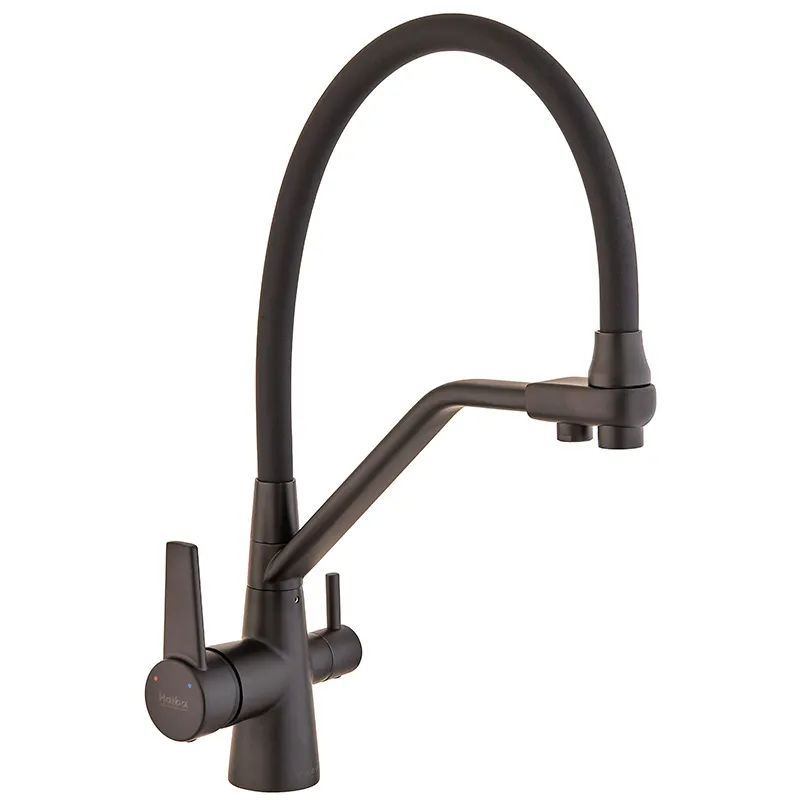 Кухонний змішувач Haiba Nobel 021 Black HB3983 Харків - фото 1